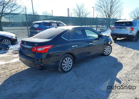 2016 Nissan Sentra Sv z USA, uszkodzony, nr VIN 3N1AB7AP4GL682593